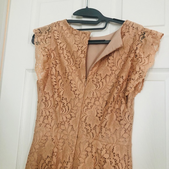 Zara blush Lace Dress - Picture 3 of 3